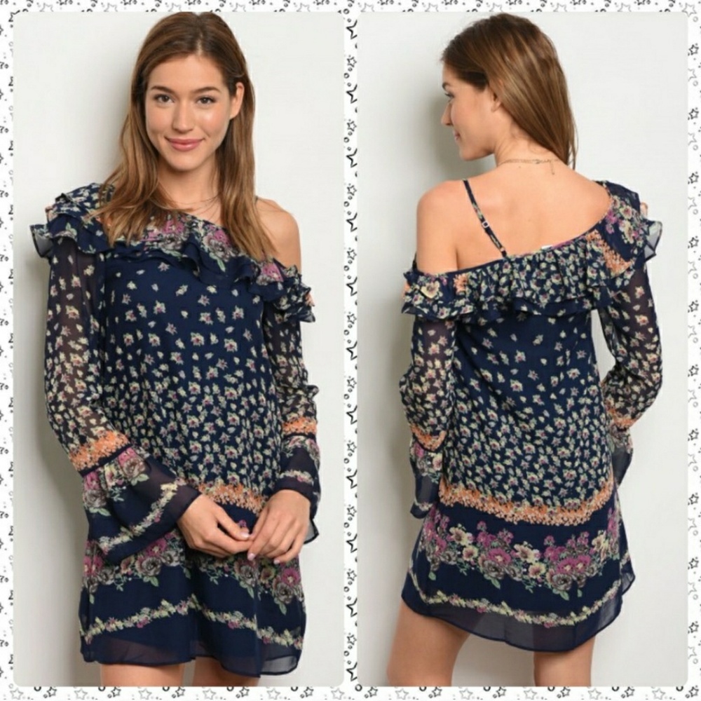 Loveriche off Shoulder Mini Dress